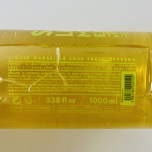 COMPAGNIE DE PROVENCE Savon Liquide Marseille Verveine Fraiche 33.8 fl oz/1000ml - Picture 5 of 6